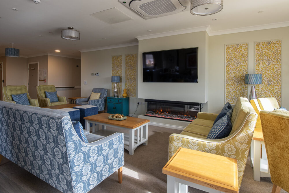 Cosy fireside lounge